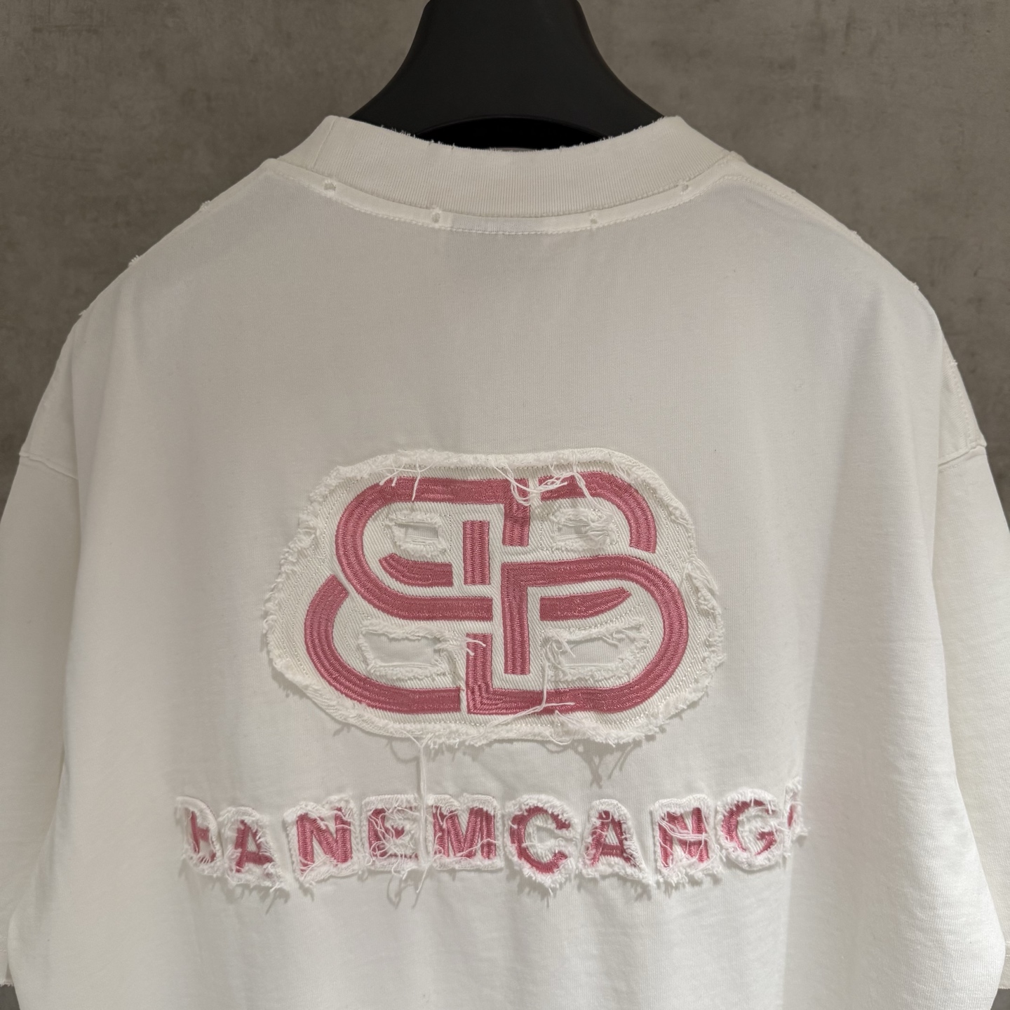 Balenciaga 严控品质BLCG巴黎世家 26ss刺绣短袖T恤