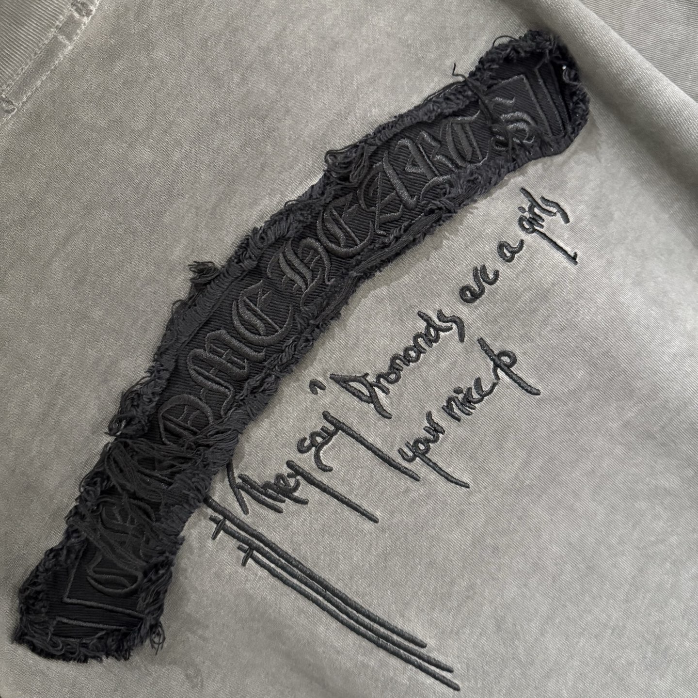 Chrome Hearts 严控品质CH克罗心新款贴布绣半袖T恤