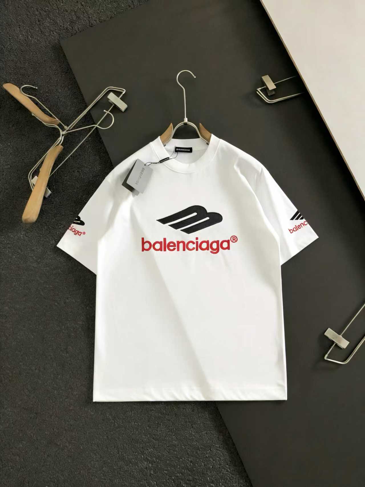P75 BALENCIAGA Balenciaga marca M LOGO letras bordadas en los cuatro lados S--XXL 5 tallas