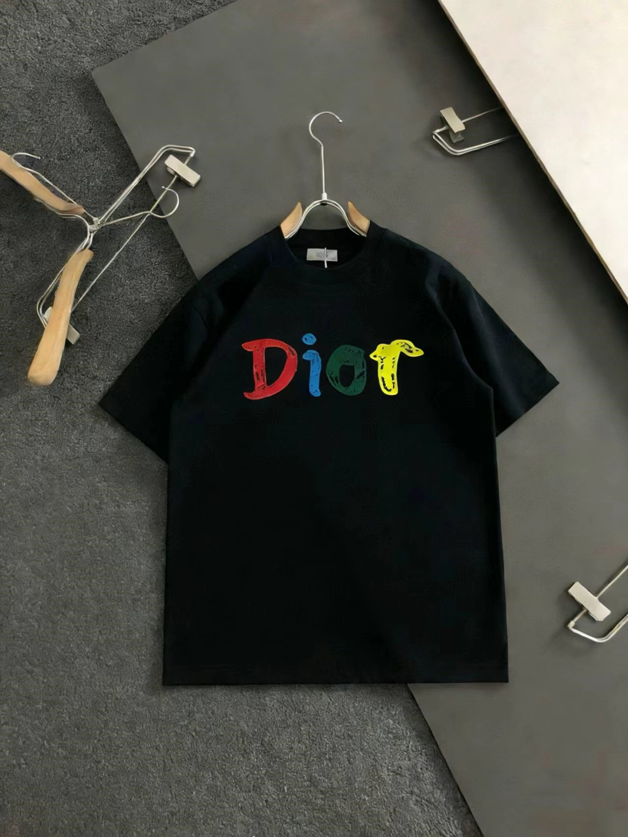 Calidad del pedido original P90] Marca: Dior Dior 25SS es la última camiseta de manga corta Dior de primer nivel con te…