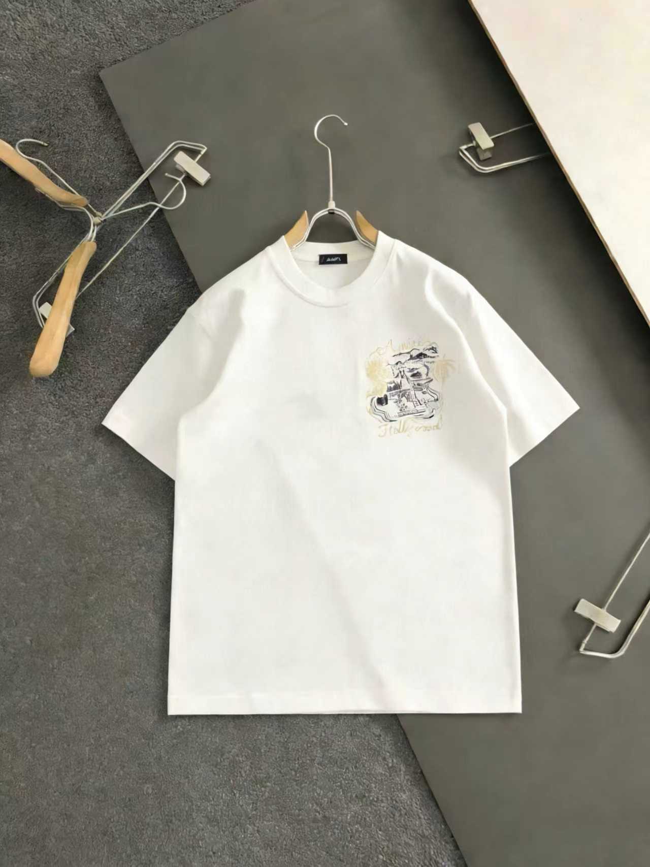 P75 《𝙉𝙚𝙬♈️ Casablanca》🏖 Casablanca 25 Otoño/Invierno Nuevo modelo, camiseta de manga corta con estampado …
