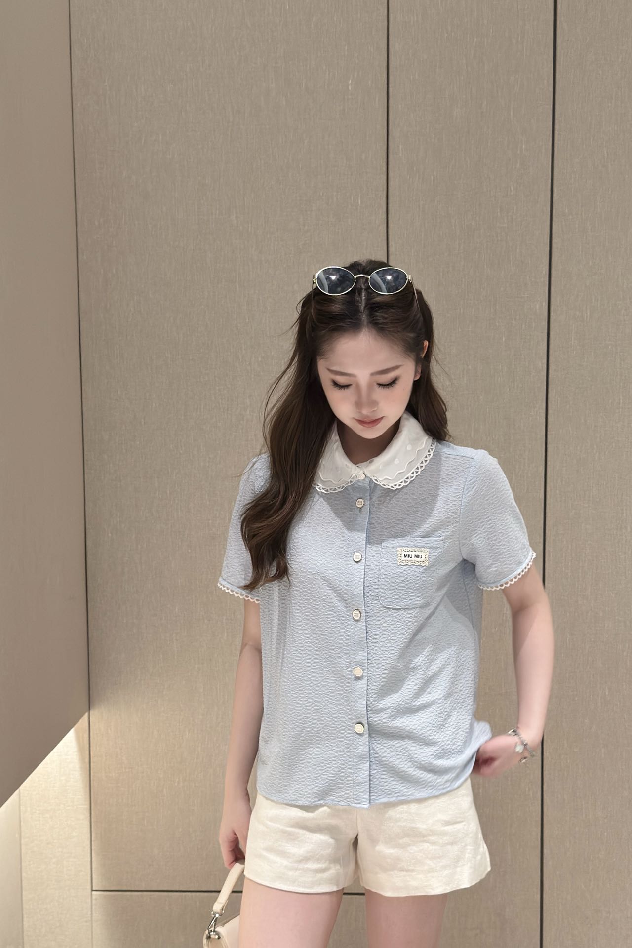 미우미우 여성 반팔 SS 52322