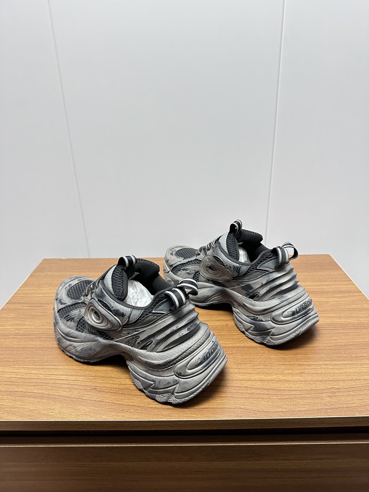 P800 Turbo Runner Shoes with O-Turbo Design and TPU-Leather Mix - 图片 5