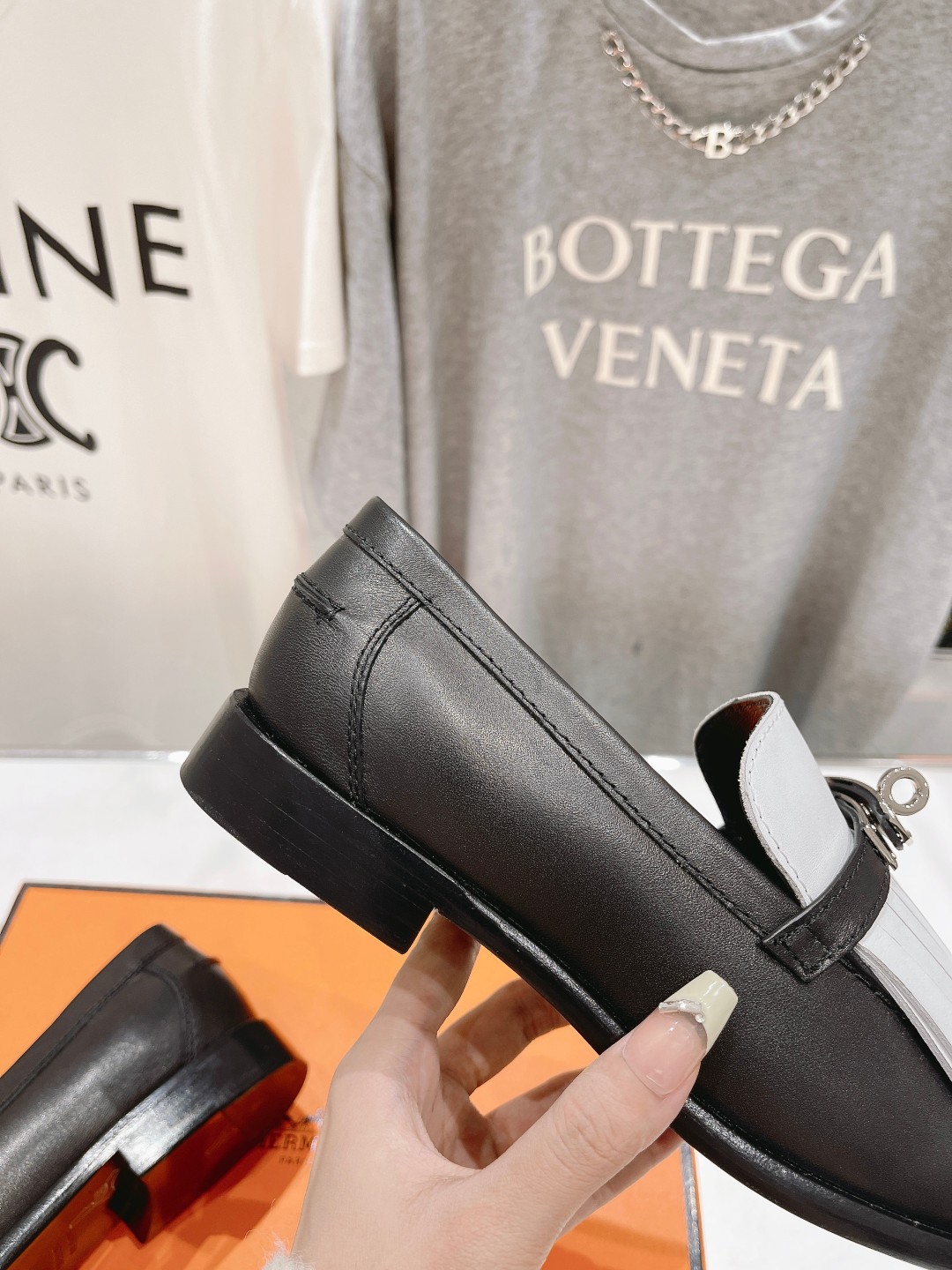 高版本出厂 单鞋 🆕Herme…s fw24 new arrival～H家新款kelly扣流苏乐福鞋鞋型