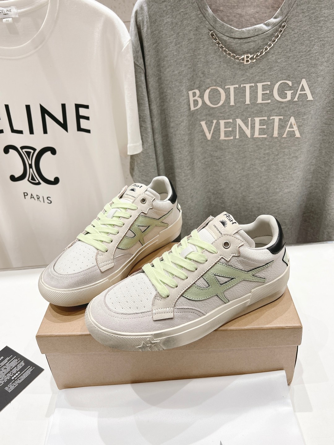 New ASH Ashe 2024s: High-End White Leather Sneakers for Comfort and Style - 图片 4