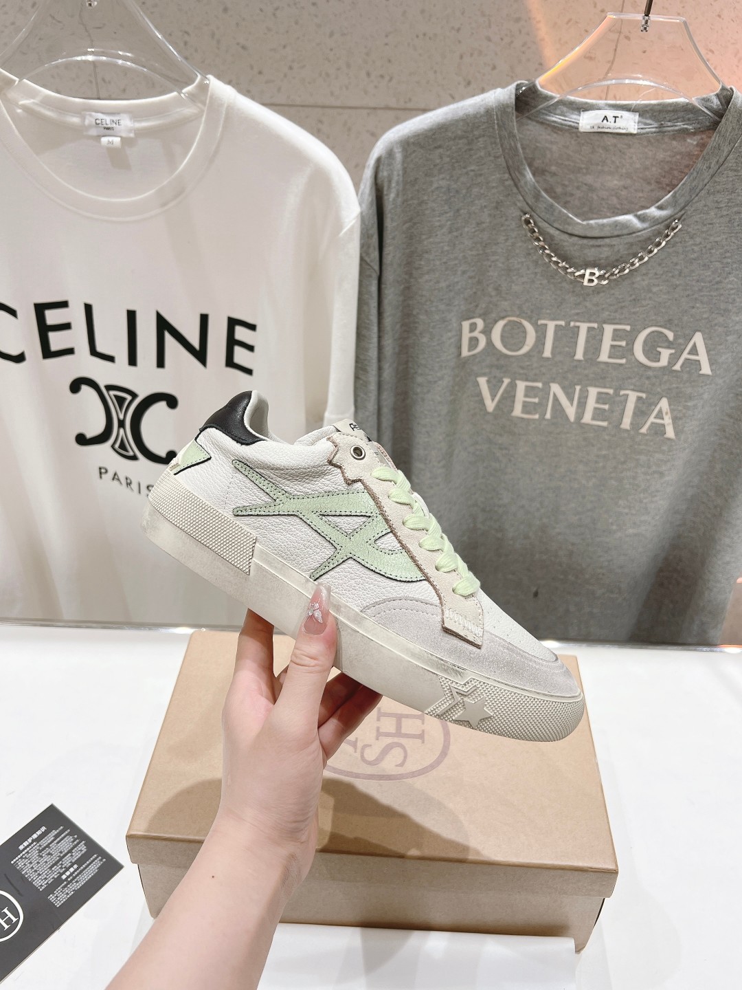 New ASH Ashe 2024s: High-End White Leather Sneakers for Comfort and Style - 图片 5