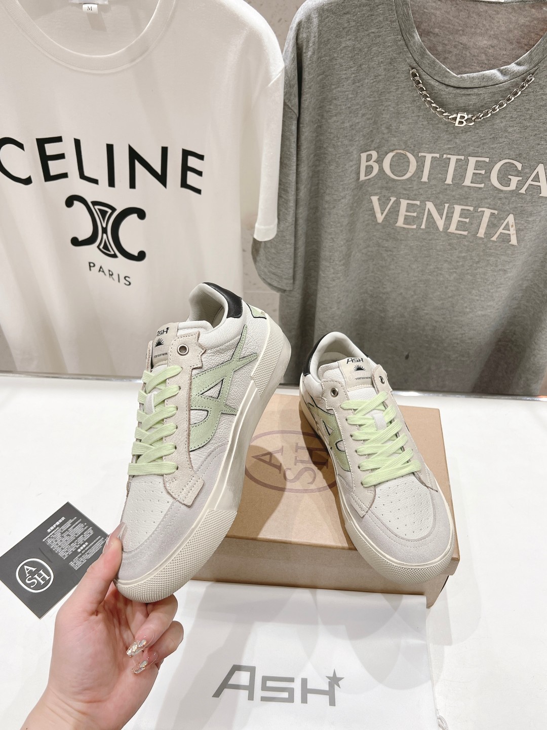 New ASH Ashe 2024s: High-End White Leather Sneakers for Comfort and Style - 图片 3