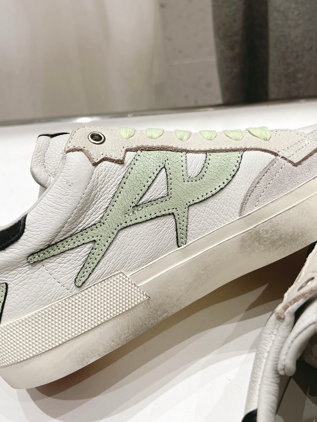 New ASH Ashe 2024s: High-End White Leather Sneakers for Comfort and Style - 图片 7