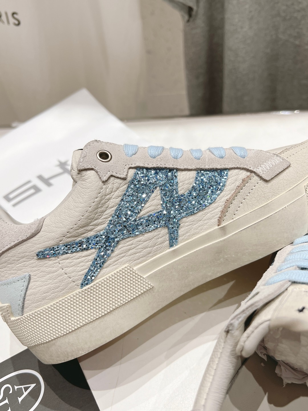 High-End ASH Ashe 2024s: White Sneakers with Custom Leather, Imported Inner, 1:1 Sole - 图片 9