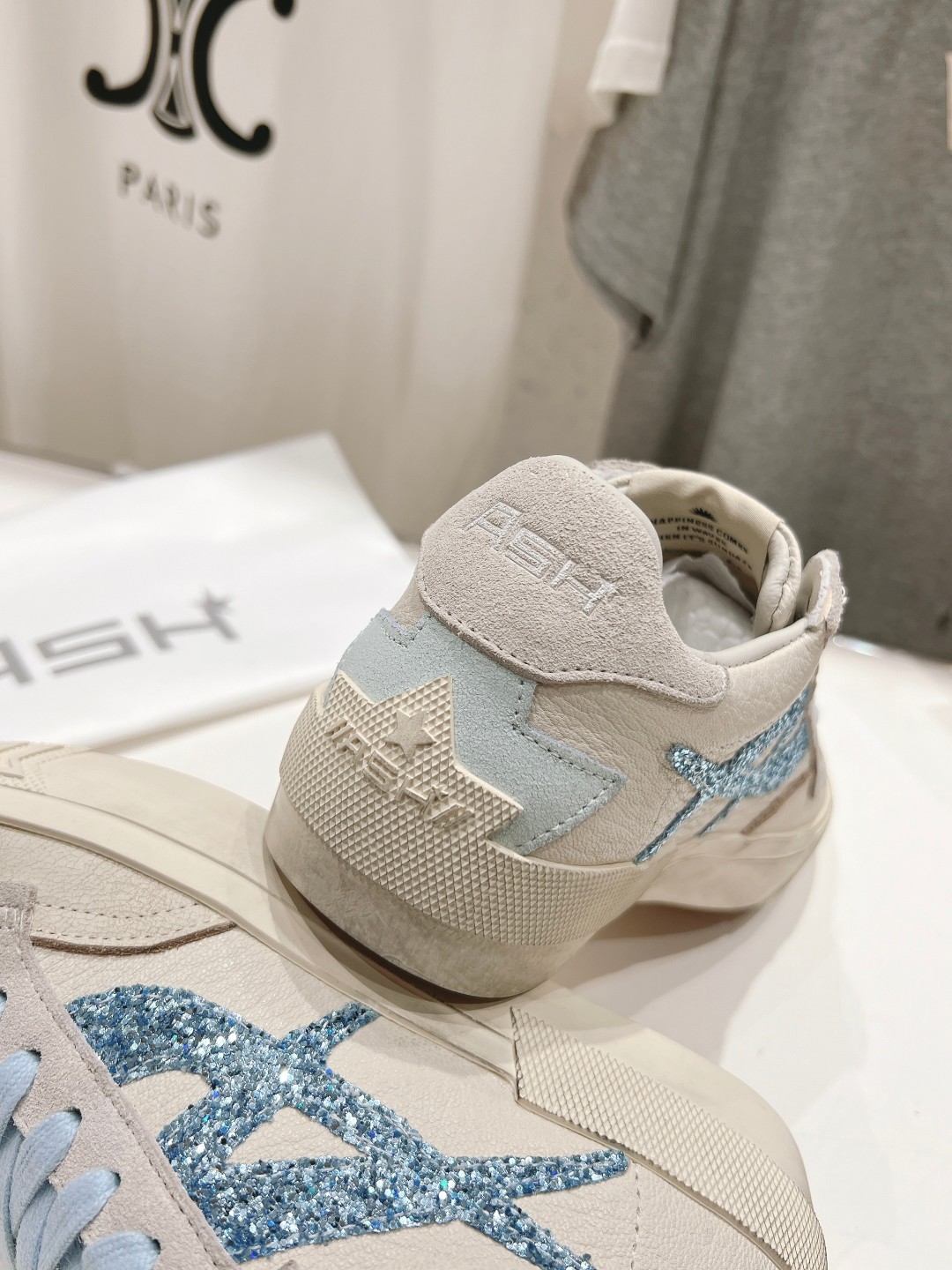 High-End ASH Ashe 2024s: White Sneakers with Custom Leather, Imported Inner, 1:1 Sole - 图片 8