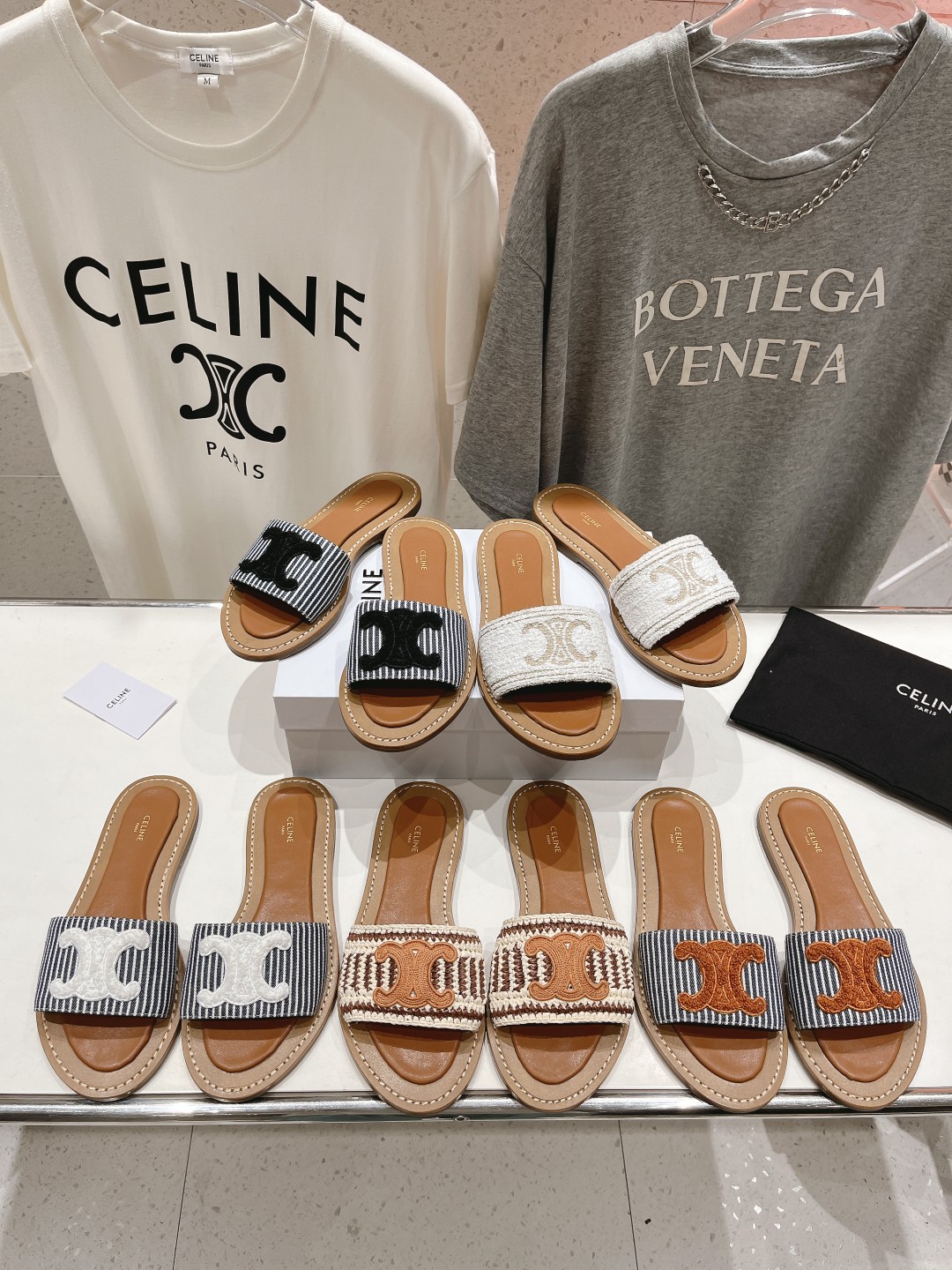 Celine Shoes Slippers Best Like
 Summer Collection