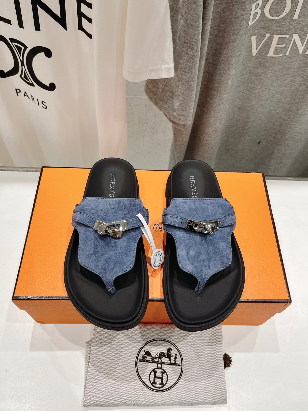Hermes Luxury
 Shoes Slippers Cowhide Sheepskin Spring/Summer Collection
