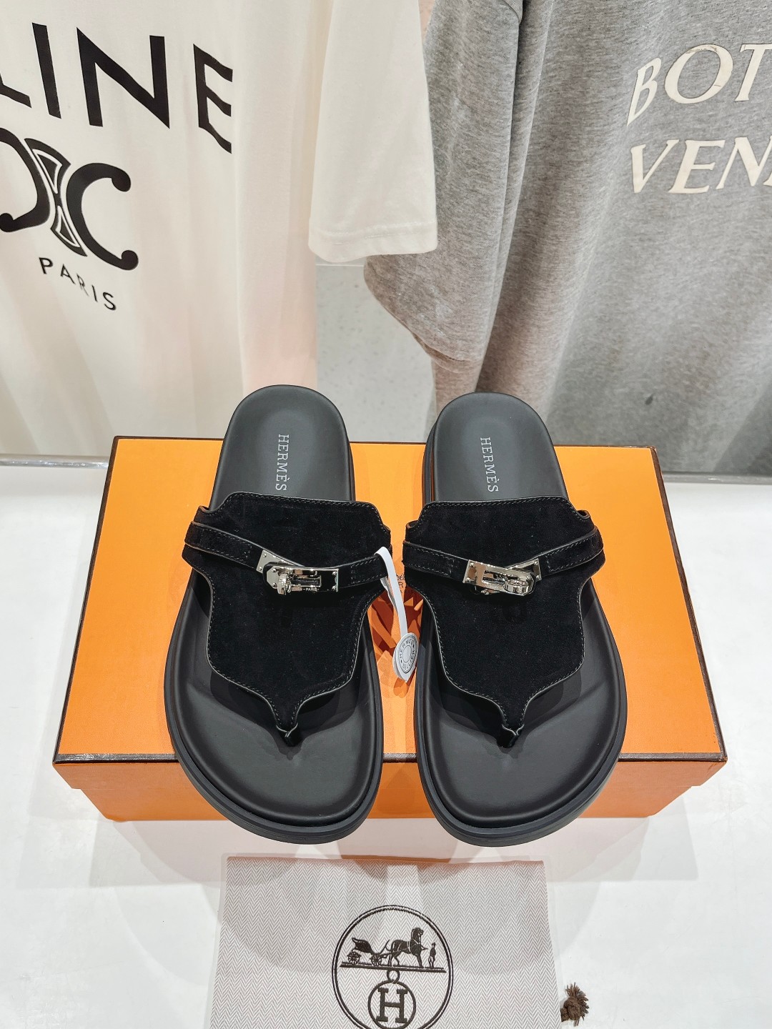 Hermes Fake
 Shoes Slippers Cowhide Sheepskin Spring/Summer Collection