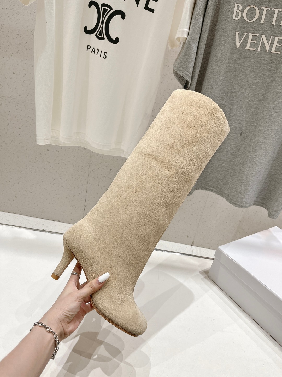 高版本出厂 MM6 马吉拉 Maison Margiela | 超有感的高跟高筒长靴👢秋冬火爆款超级有高