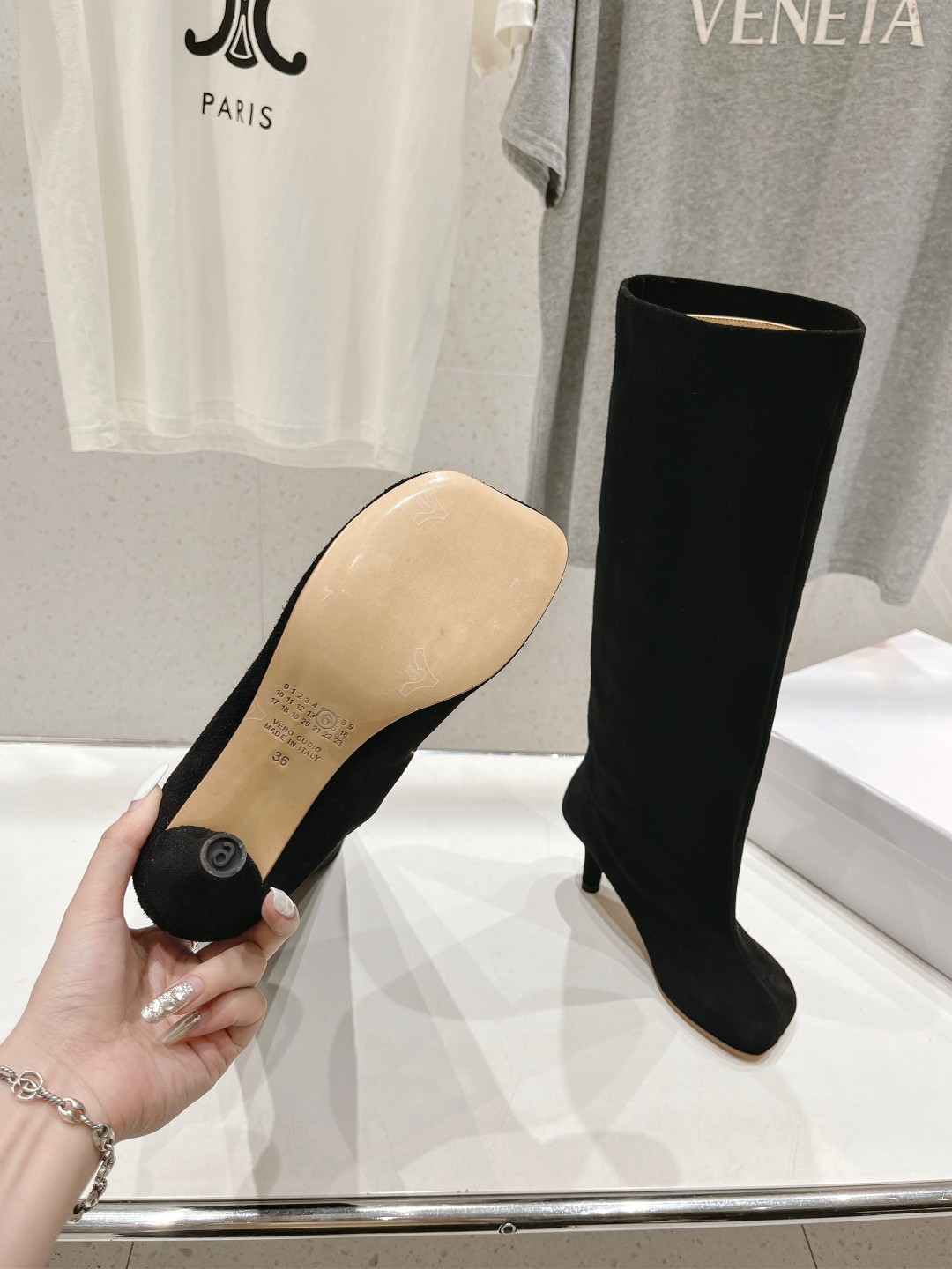 高版本出厂 MM6 马吉拉 Maison Margiela | 超有感的高跟高筒长靴👢秋冬火爆款超级有高