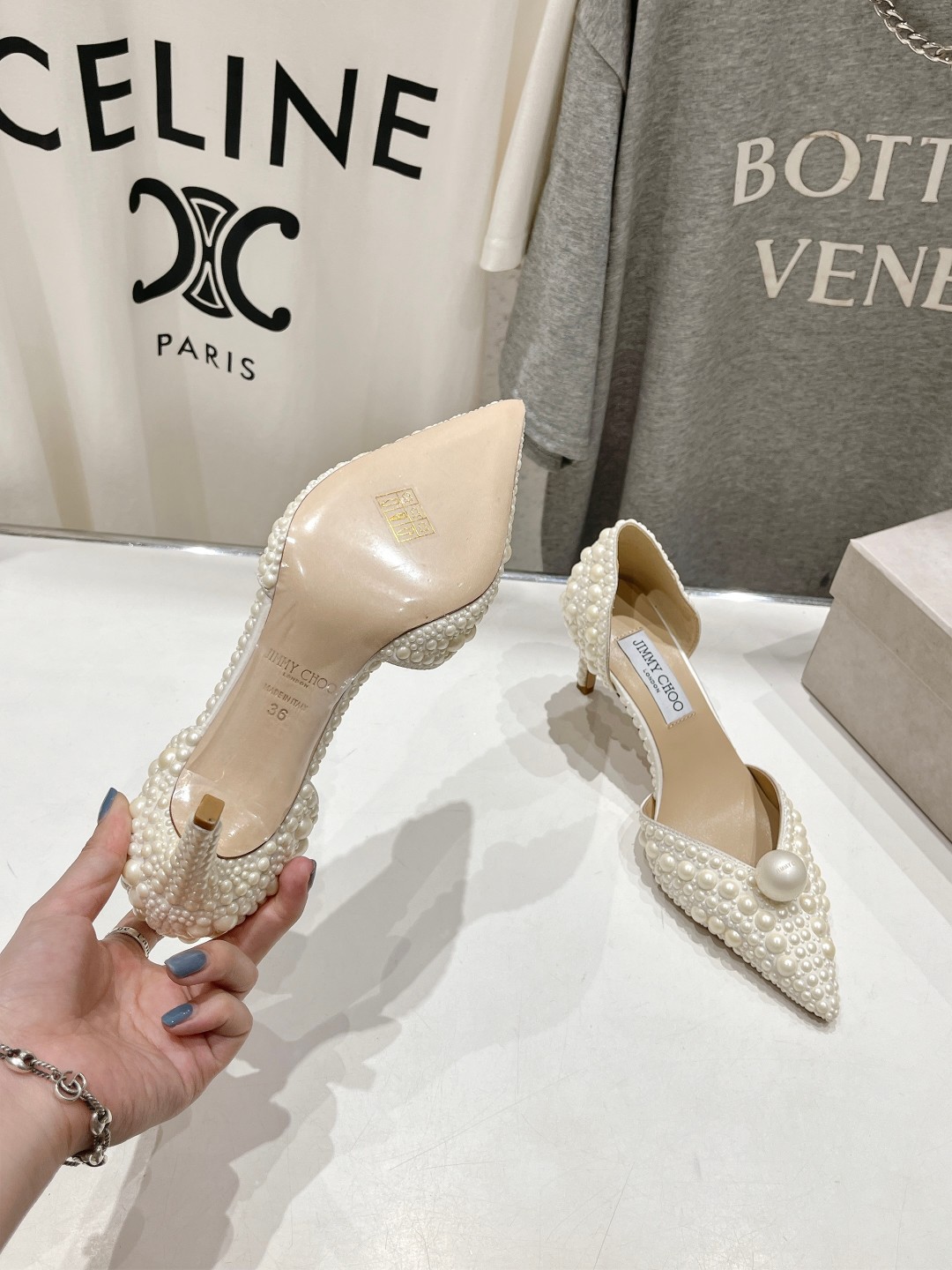 高版本出厂 JIMMY CHOO*｜JC/吉米周ss夏季新款简约小猫跟尖头高跟鞋原版套楦，完美的线条，简