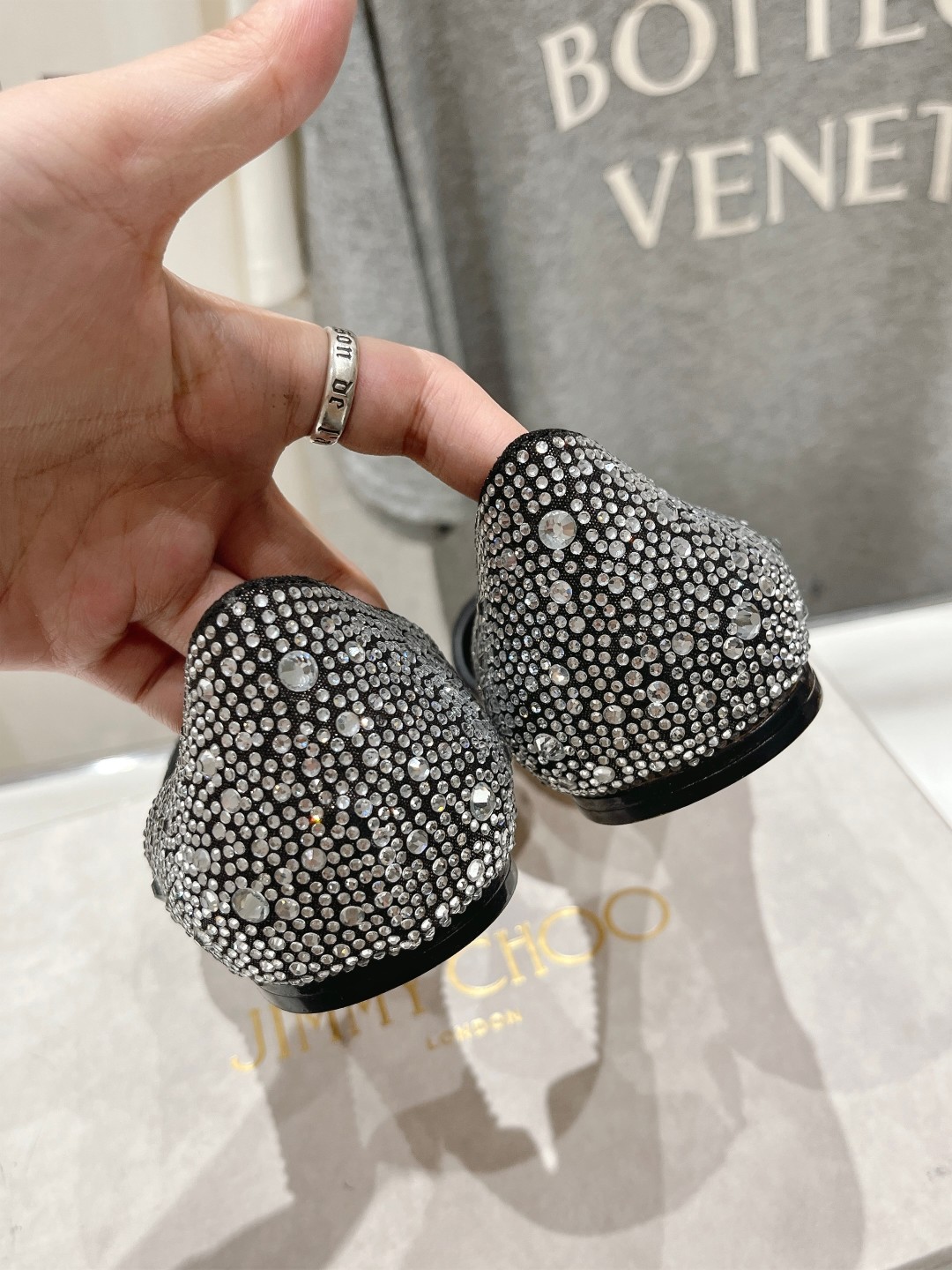 高版本出厂 JIMMY CHOO*｜JC/吉米周ss夏季新款简约尖头平底鞋单鞋原版套楦，完美的线条，简约