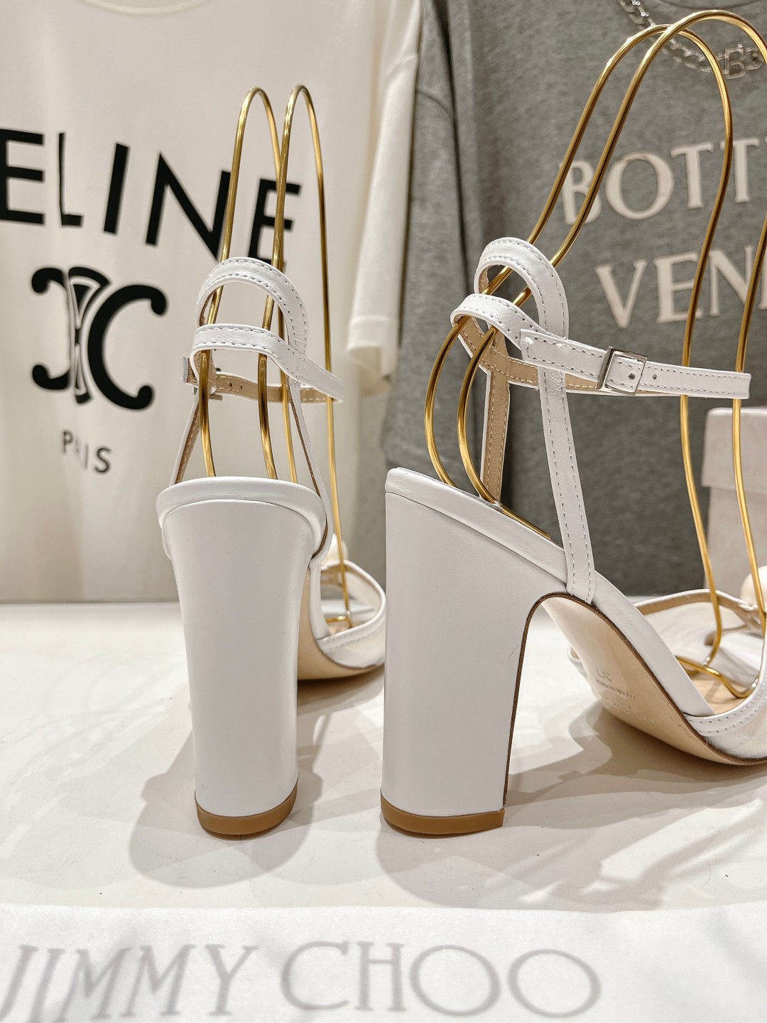 高版本出厂 JIMMY CHOO*｜JC/吉米周ss夏季新款珍珠高跟凉鞋原版套楦，完美的线条，简约大气上