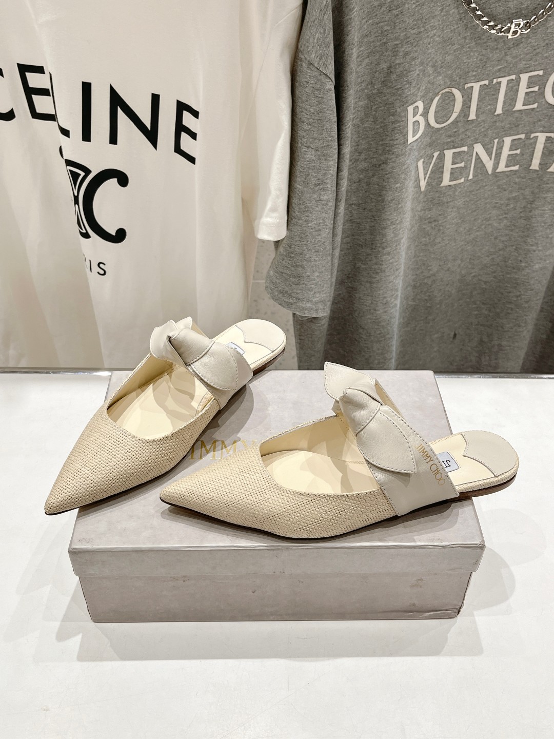 高版本出厂 JIMMY CHOO*｜JC/吉米周ss新款简约尖头平底单鞋原版套楦，完美的线条，简约大气上