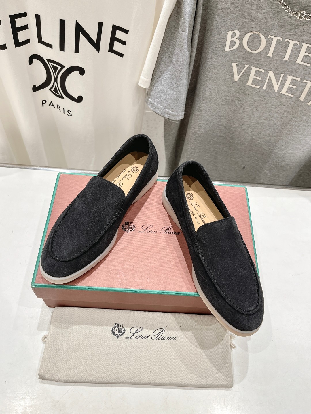 高版本出厂 女款  男款+20
  Loro Piana* LP万年经典款乐福鞋 简约时尚 脚感超级舒适