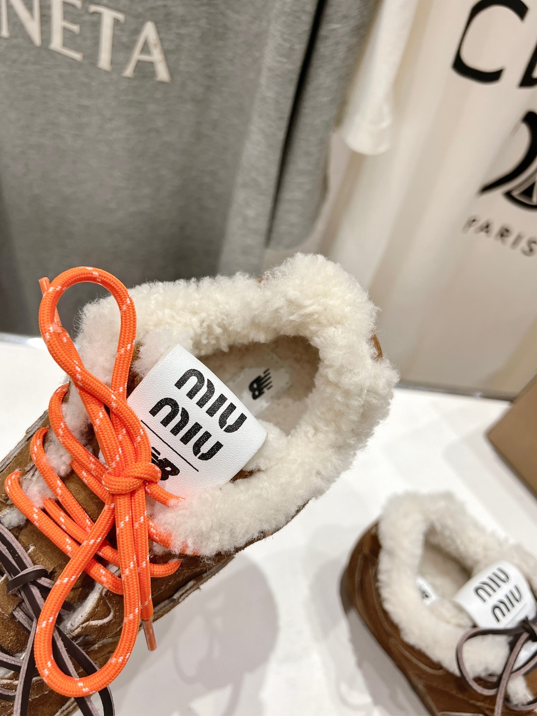 高版本出厂 毛里 miumiu 缪缪F022 Miu Miu x New Balance联名款休闲运动鞋
