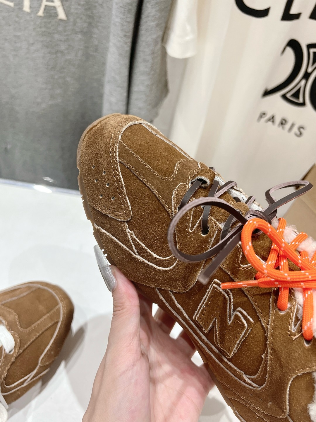 高版本出厂 毛里 miumiu 缪缪F022 Miu Miu x New Balance联名款休闲运动鞋