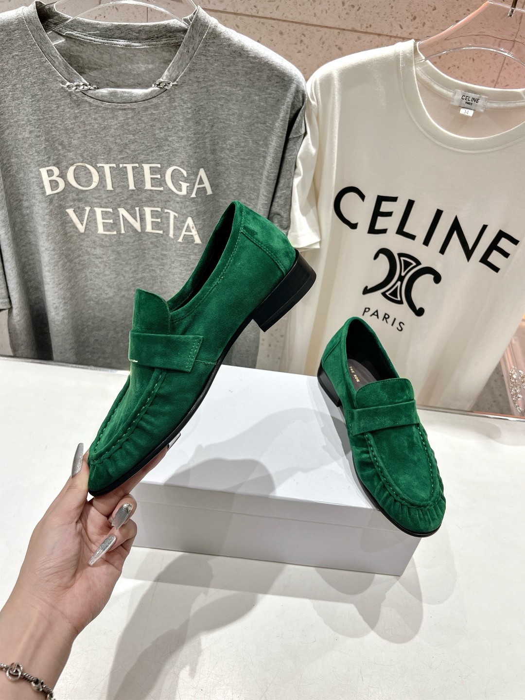 The Row Shoe Collection crafted with premium materials and signature 4