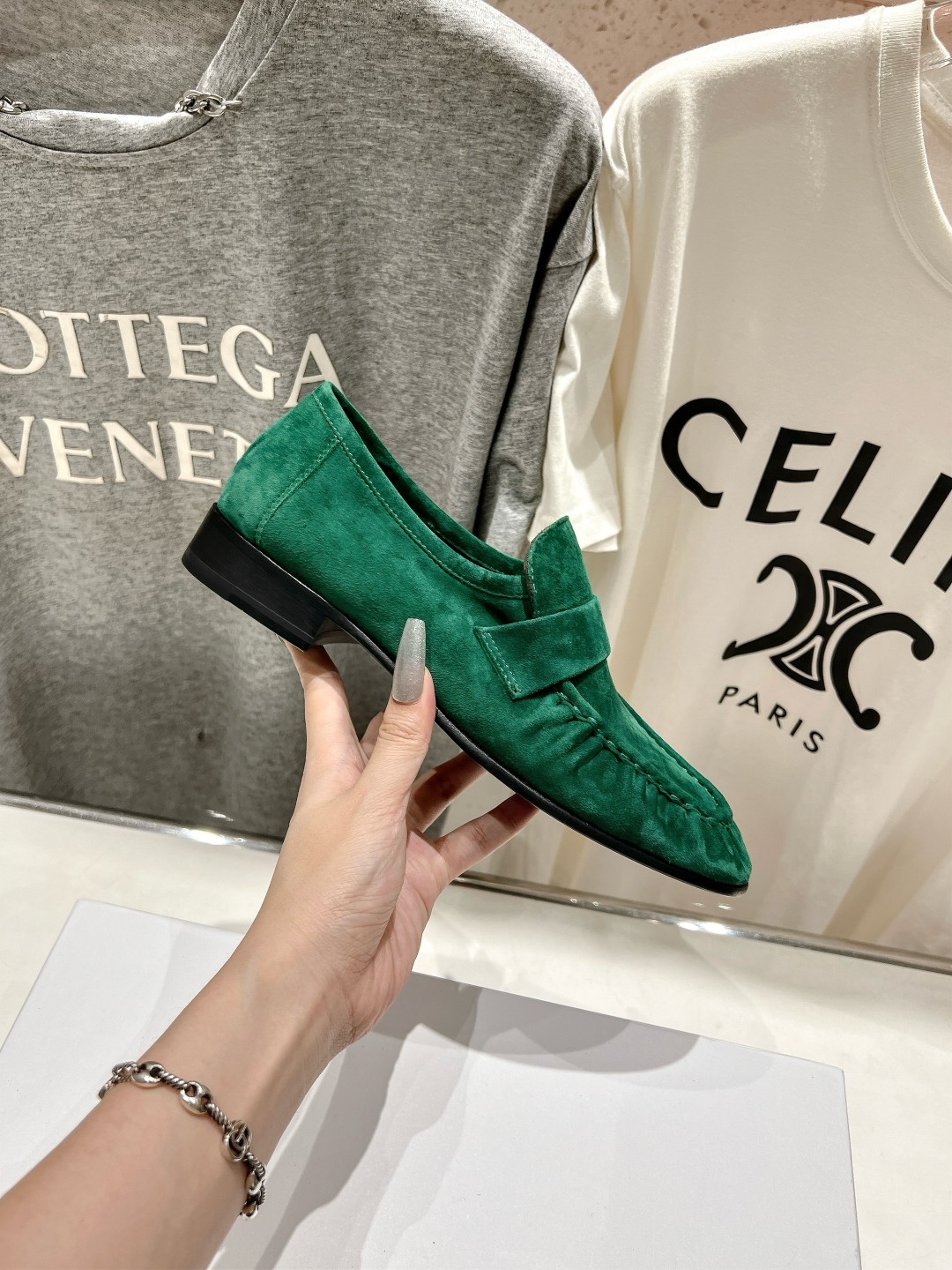 The Row Shoe Collection crafted with premium materials and signature 5