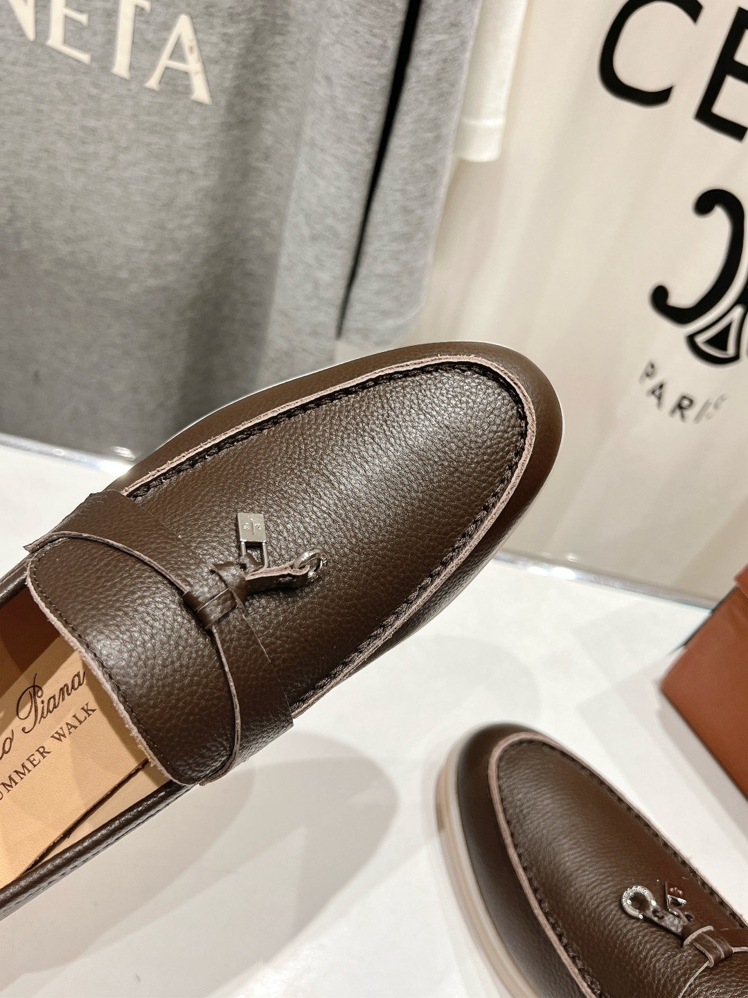 高版本出厂 女款  男款+20
  Loro Piana* LP万年经典款乐福鞋 简约时尚 脚感超级舒适