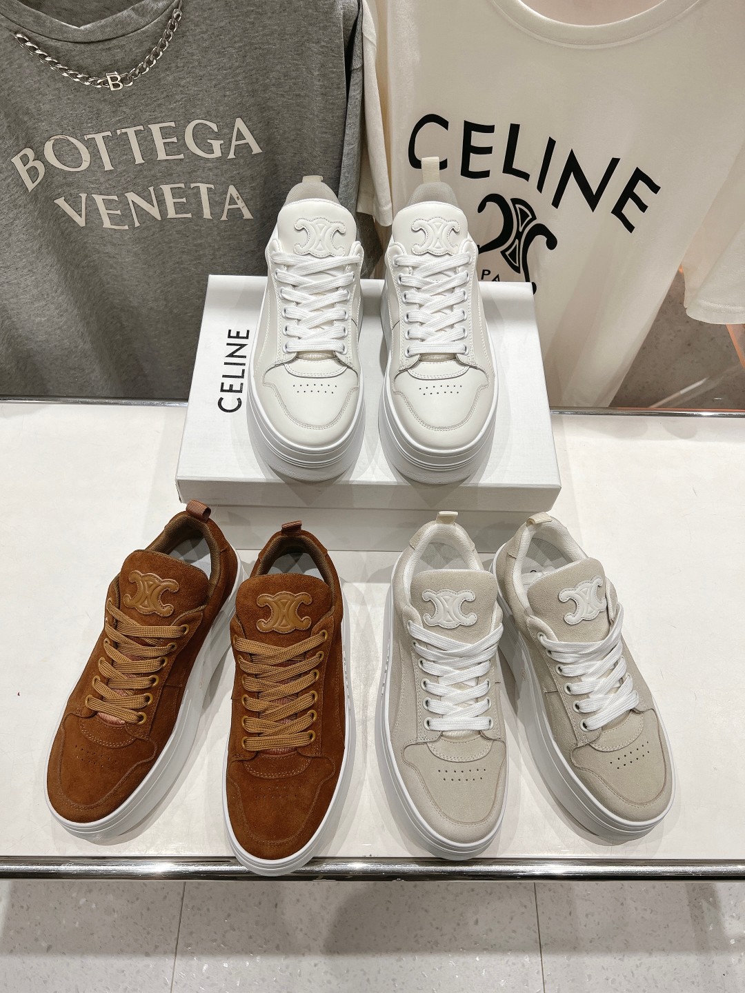 Celine Shoes Sneakers Sweatpants