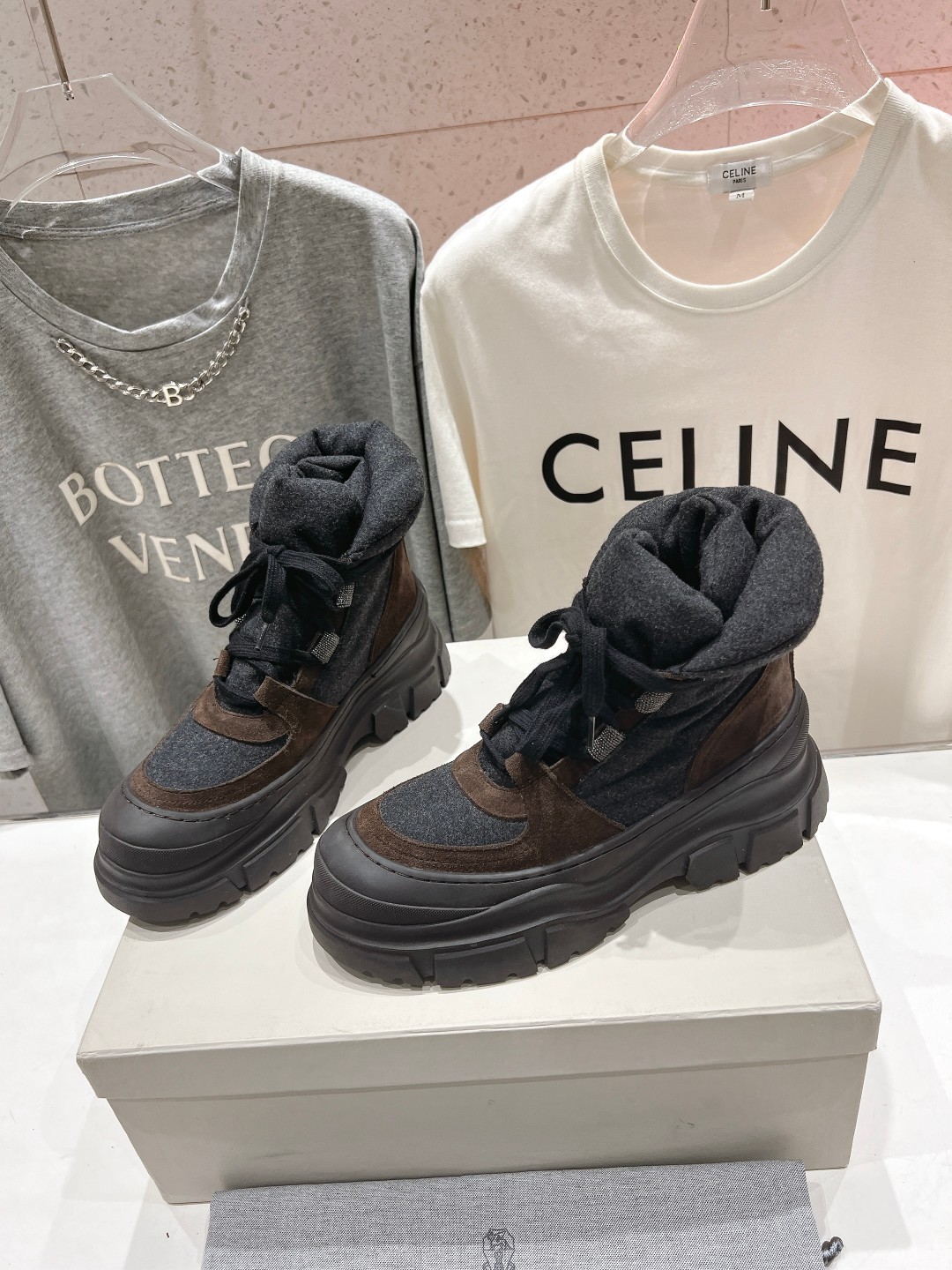 高版本出厂 Brunello Cucinelli F059新款BC秋冬靴子系列，市场高版本BC是意大利知