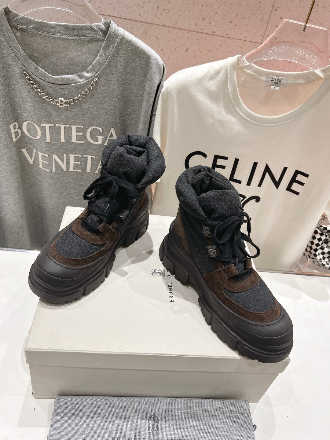 高版本出厂 Brunello Cucinelli F059新款BC秋冬靴子系列，市场高版本BC是意大利知