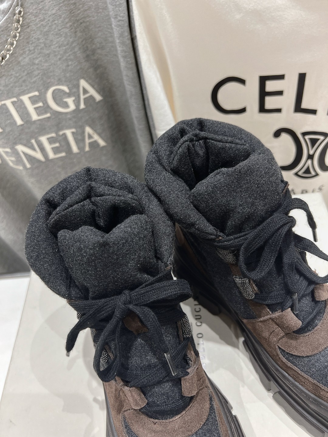 高版本出厂 Brunello Cucinelli F059新款BC秋冬靴子系列，市场高版本BC是意大利知