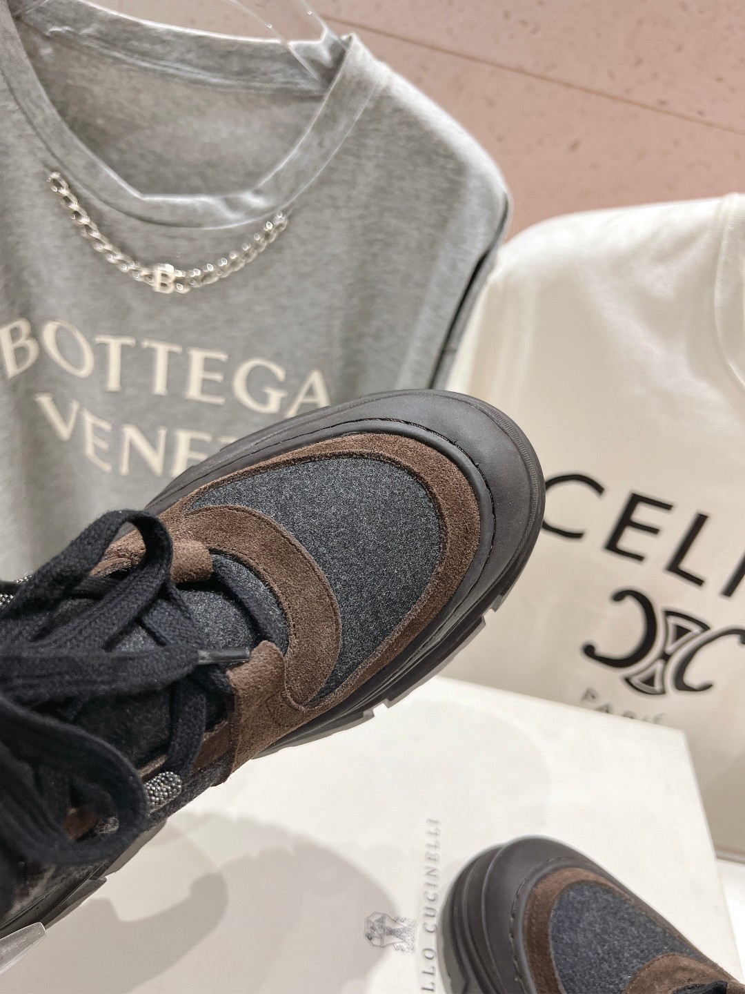 高版本出厂 Brunello Cucinelli F059新款BC秋冬靴子系列，市场高版本BC是意大利知