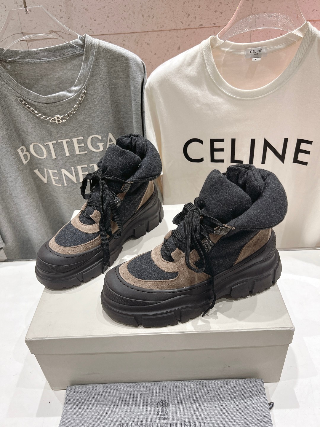 高版本出厂 Brunello Cucinelli F059新款BC秋冬靴子系列，市场高版本BC是意大利知