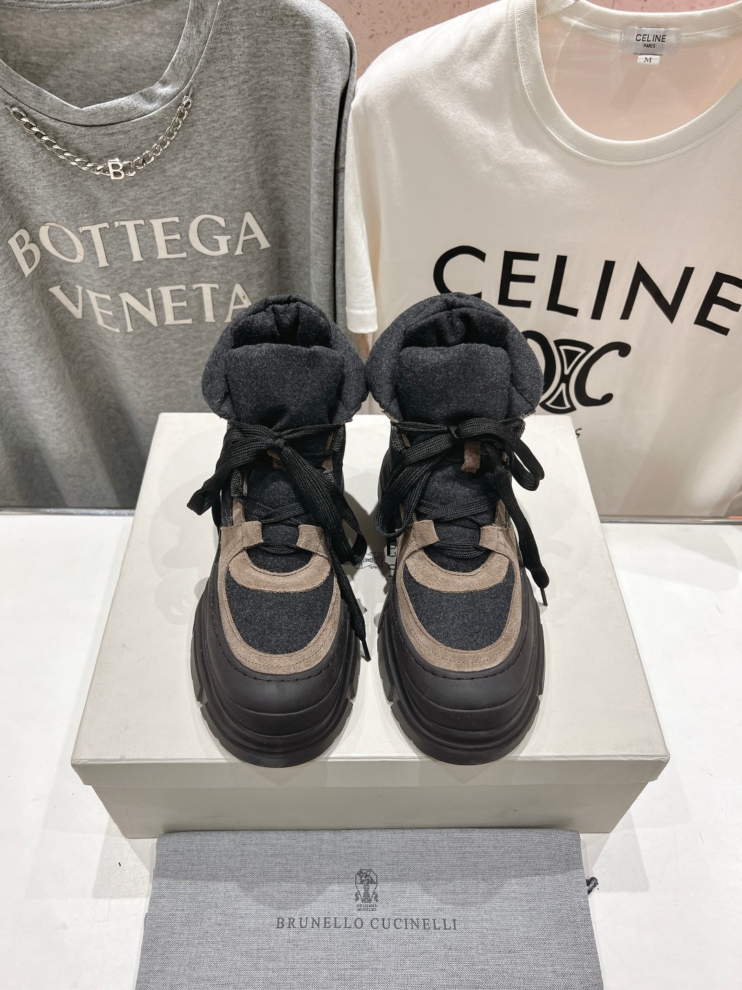 高版本出厂 Brunello Cucinelli F059新款BC秋冬靴子系列，市场高版本BC是意大利知