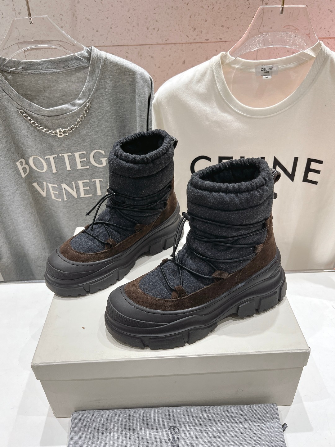 高版本出厂 Brunello Cucinelli F059新款BC秋冬靴子系列，市场高版本BC是意大利知