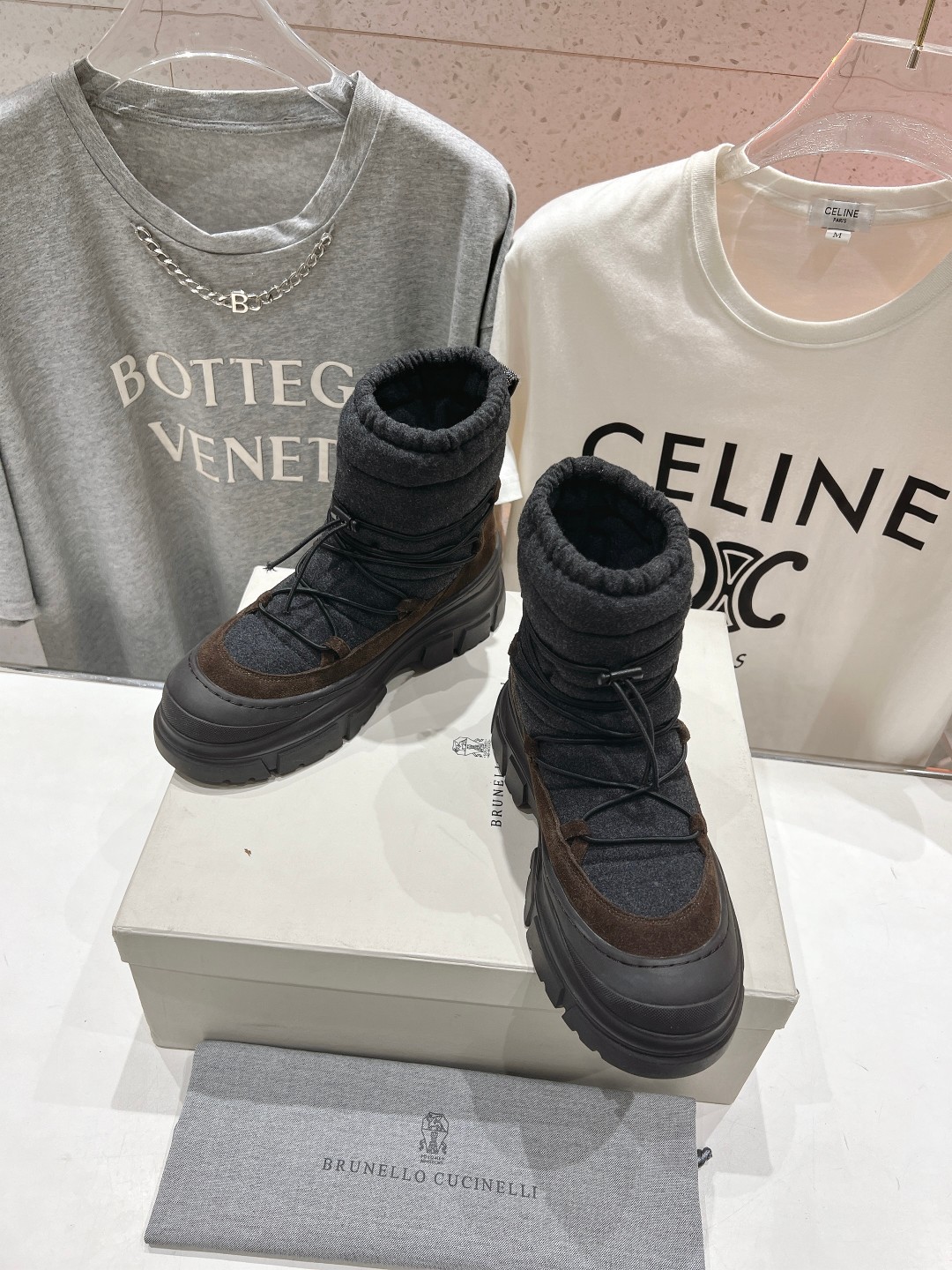 高版本出厂 Brunello Cucinelli F059新款BC秋冬靴子系列，市场高版本BC是意大利知