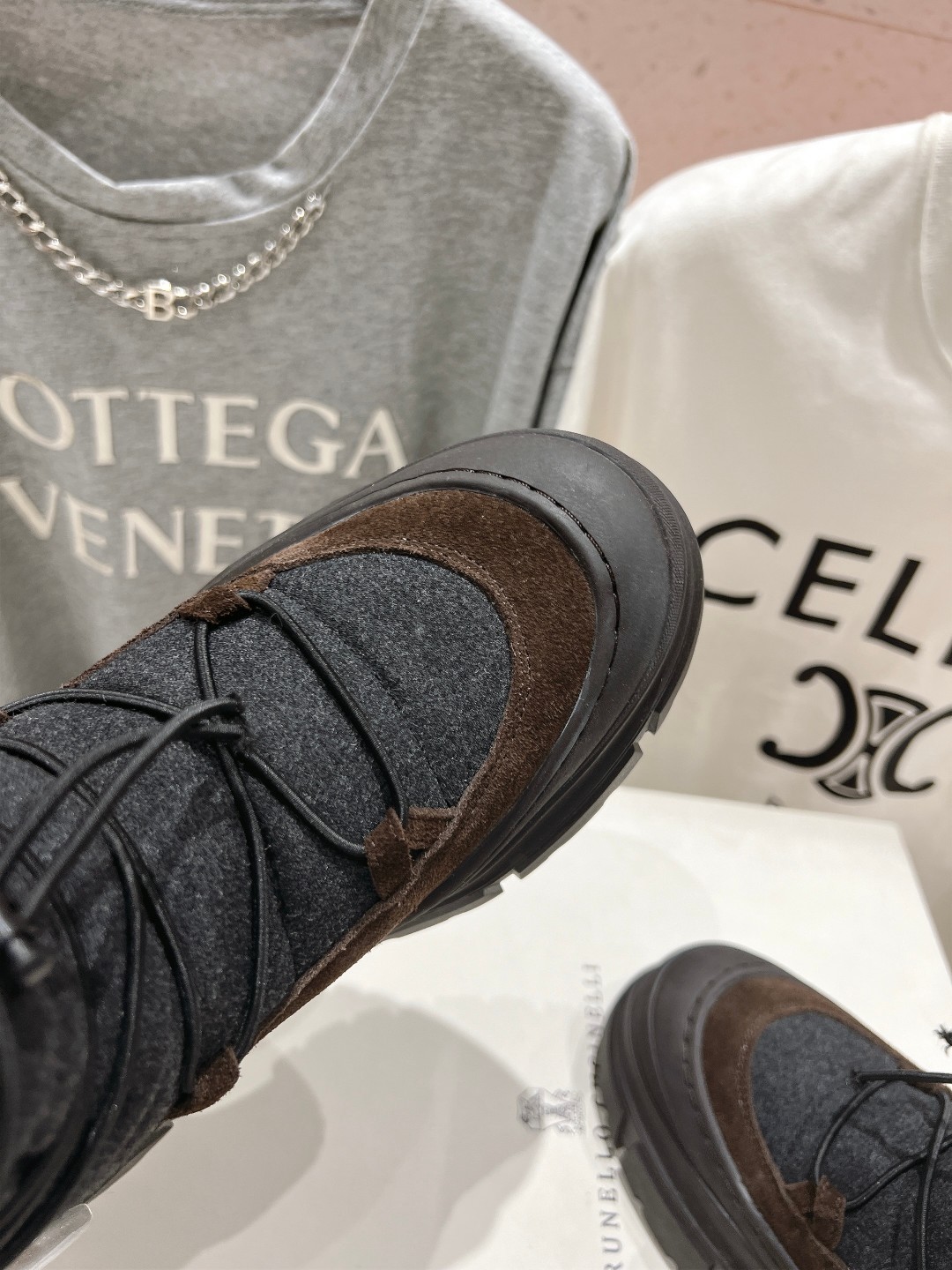 高版本出厂 Brunello Cucinelli F059新款BC秋冬靴子系列，市场高版本BC是意大利知