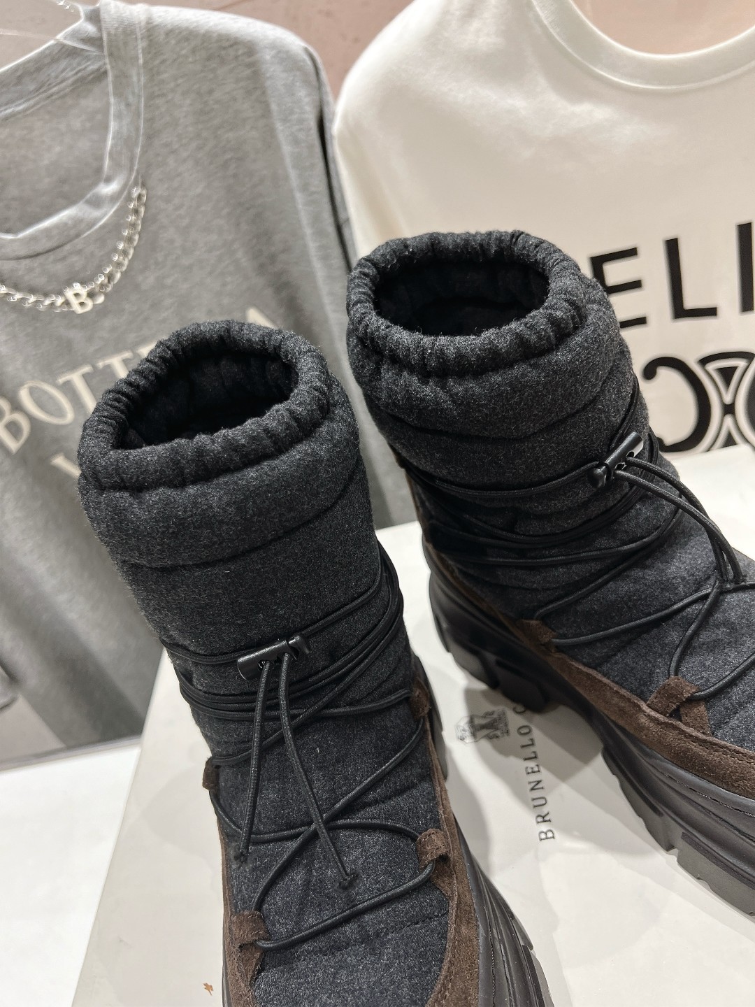 高版本出厂 Brunello Cucinelli F059新款BC秋冬靴子系列，市场高版本BC是意大利知