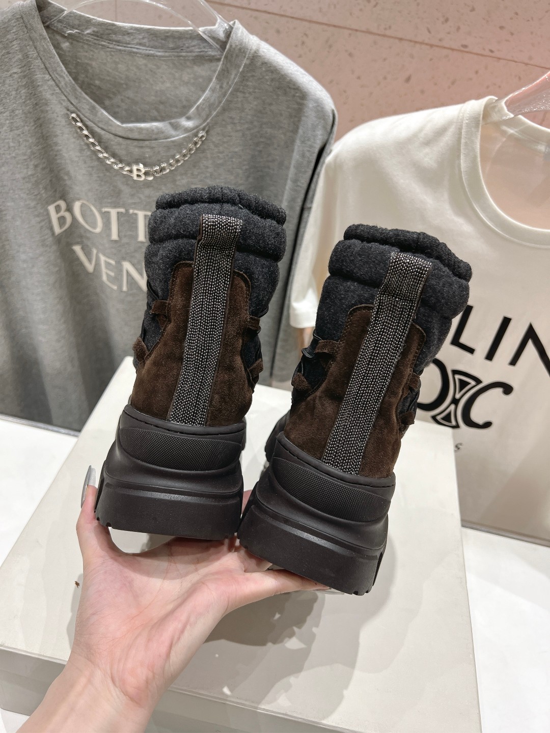 高版本出厂 Brunello Cucinelli F059新款BC秋冬靴子系列，市场高版本BC是意大利知