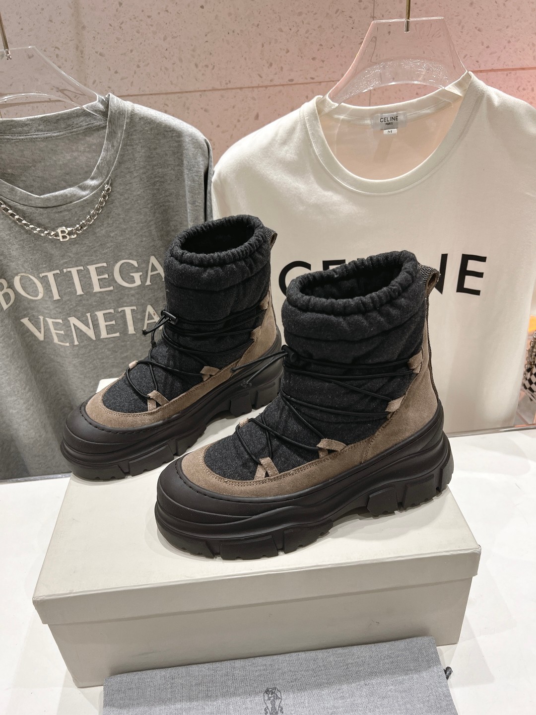 高版本出厂 Brunello Cucinelli F059新款BC秋冬靴子系列，市场高版本BC是意大利知