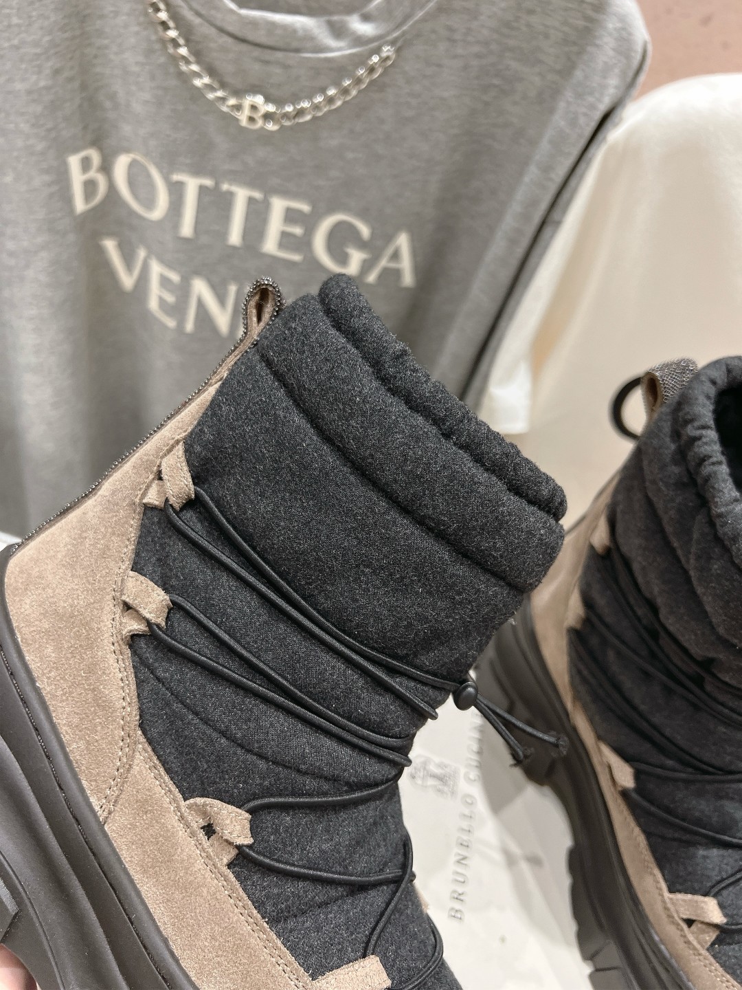 高版本出厂 Brunello Cucinelli F059新款BC秋冬靴子系列，市场高版本BC是意大利知