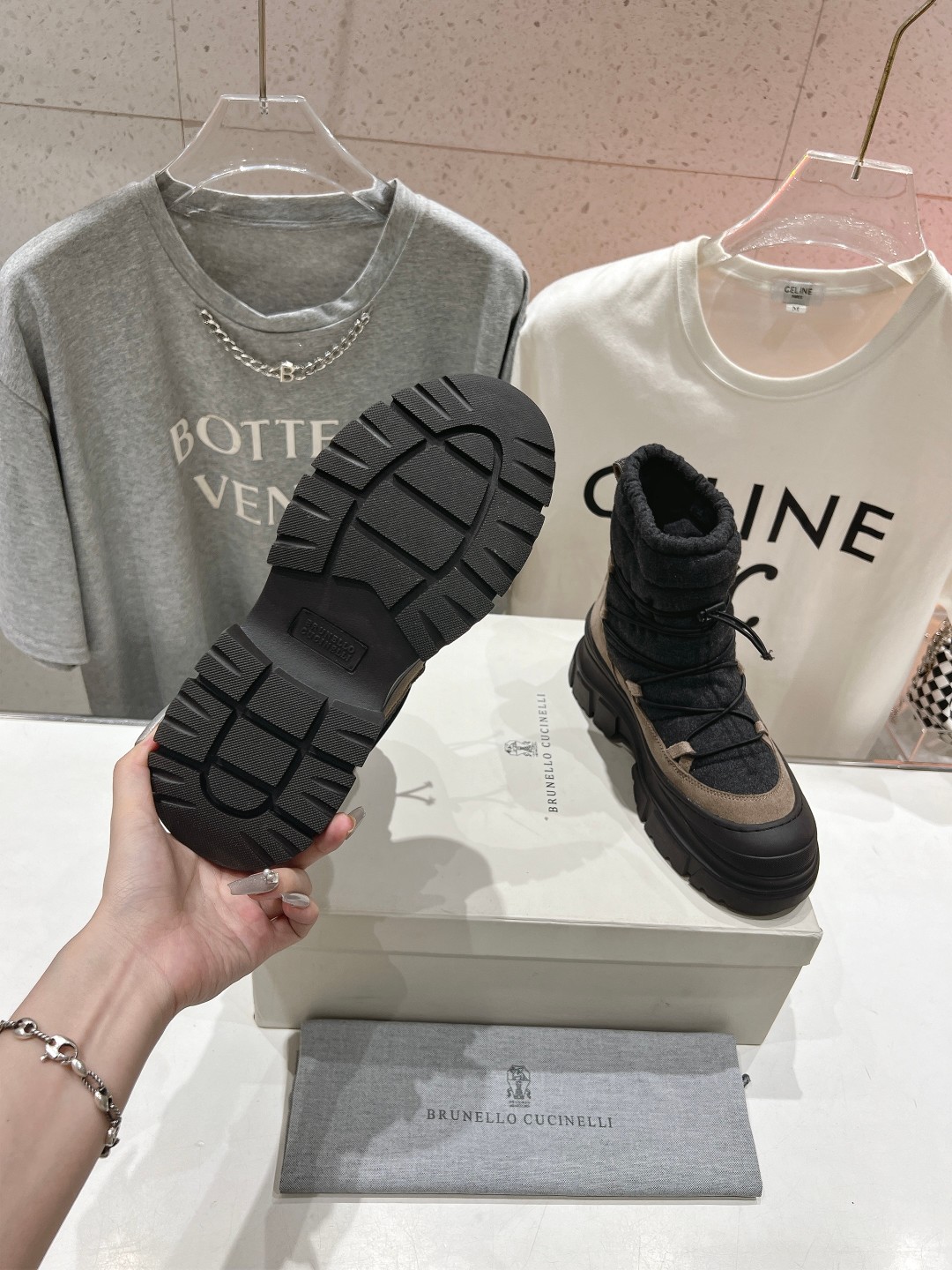 高版本出厂 Brunello Cucinelli F059新款BC秋冬靴子系列，市场高版本BC是意大利知