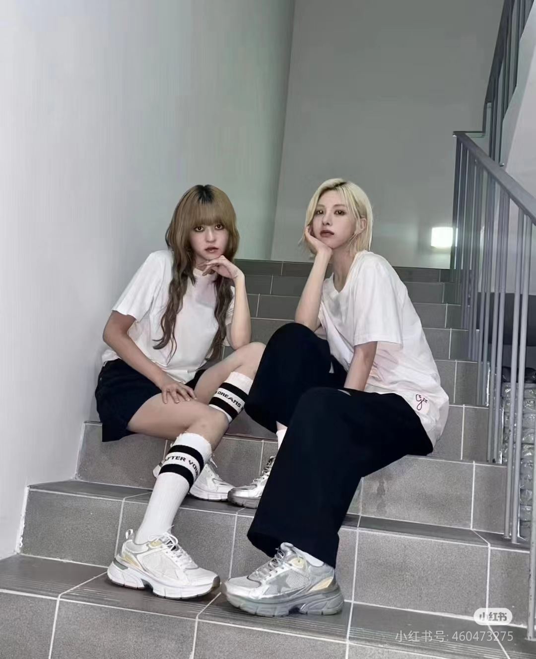 NO:890651,On-foot matching picture~, dad shoes19860909上脚搭配图～,老爹鞋,Women's Shoes