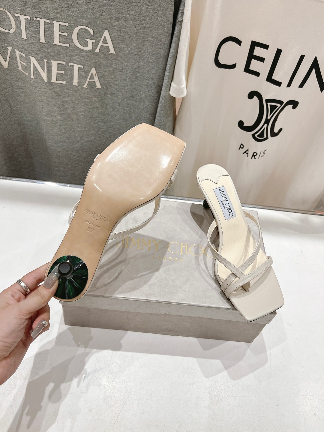 吉米周 Jimmy Choo 经典高奢皮鞋鞋履高跟鞋 #7366A872 7