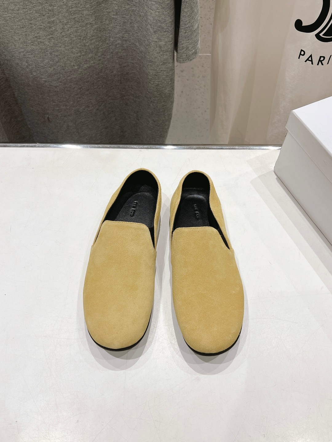 The Row Platte Schoenen Loafers Mules Enkele Schoenen Beste site voor replica
 Paardenhair Schapenvacht Lentecollectie Vintage