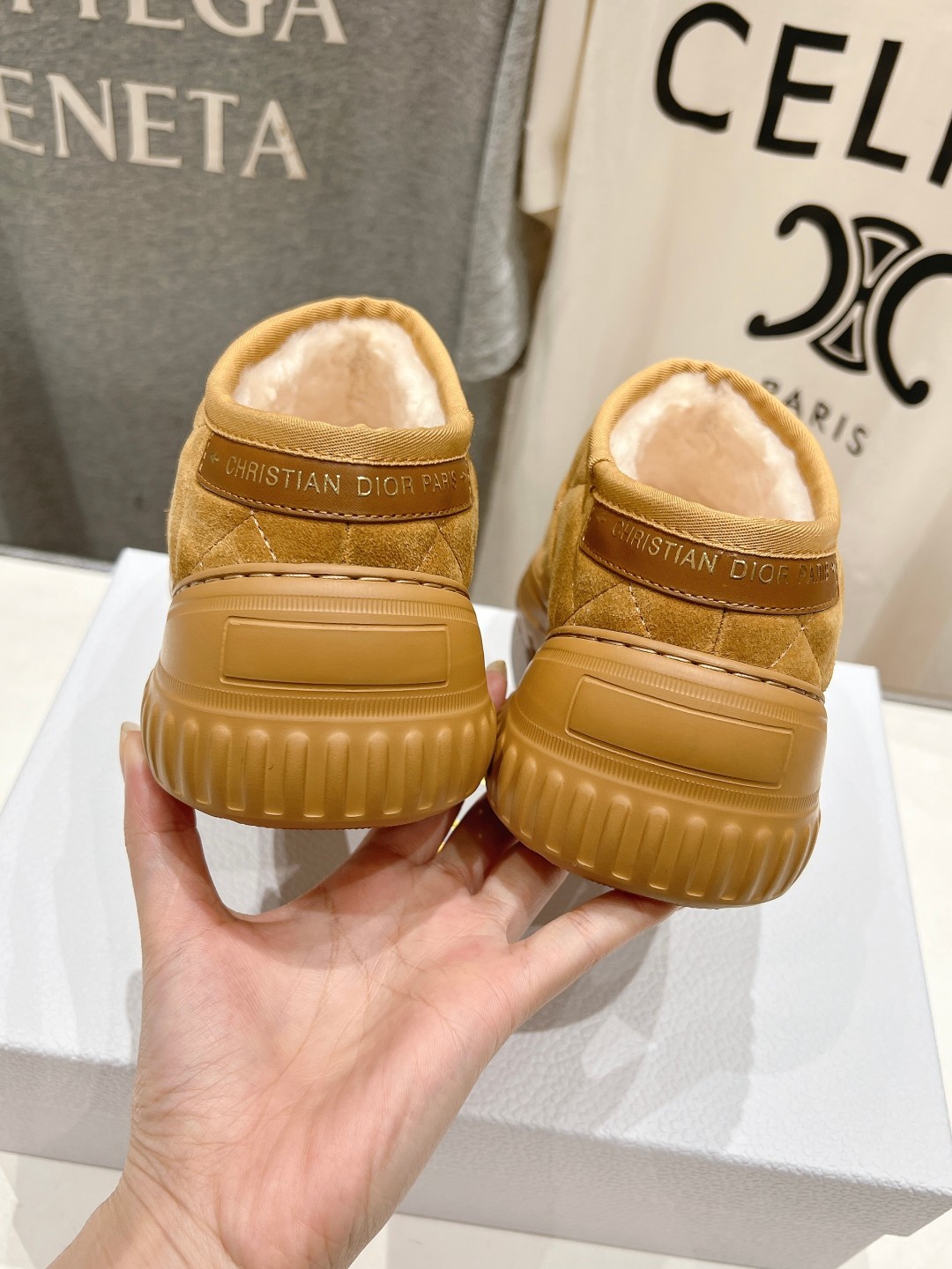 高版本出厂 Dior*迪奥D家F036 25ss秋冬新款羊毛保暖棉鞋短靴雪地靴冬日凛凛🏂🏻不可缺之一,闭