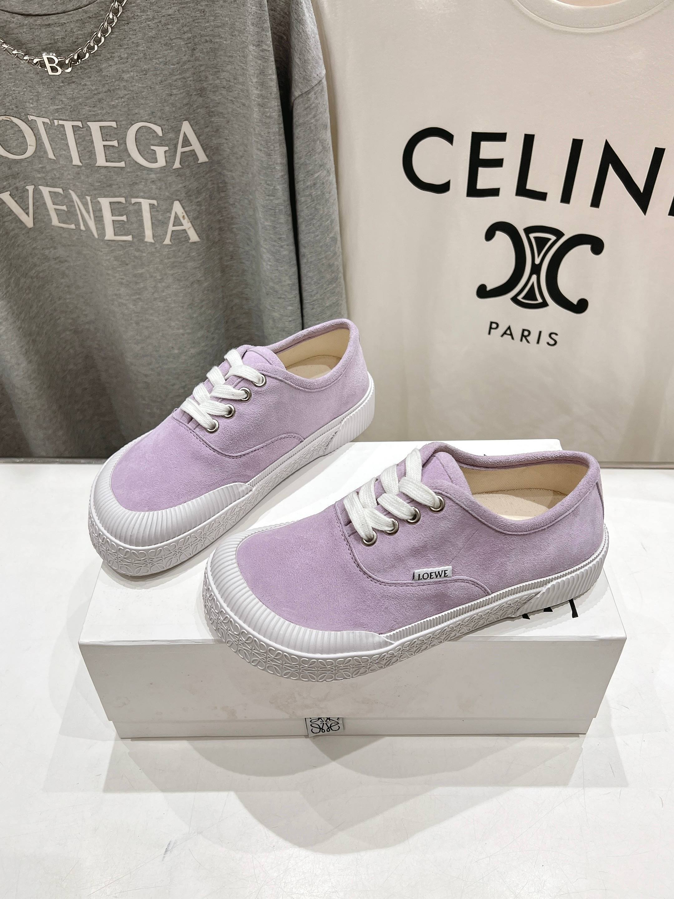 高版本出厂 LOEWE/罗意威 25ss春夏新款 Terra Vulca系带运动鞋大头鞋硫化鞋搭配硫化橡