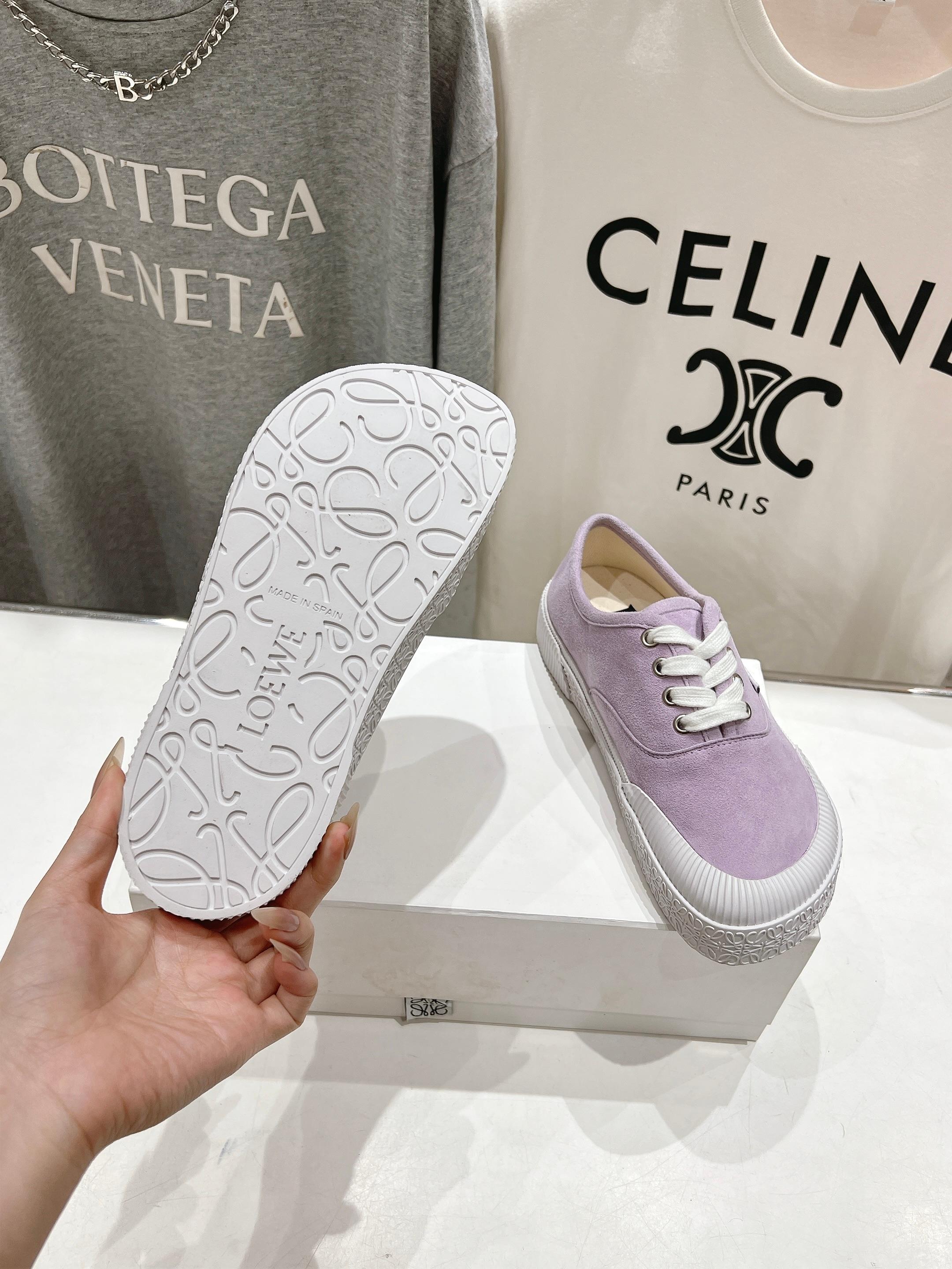 高版本出厂 LOEWE/罗意威 25ss春夏新款 Terra Vulca系带运动鞋大头鞋硫化鞋搭配硫化橡